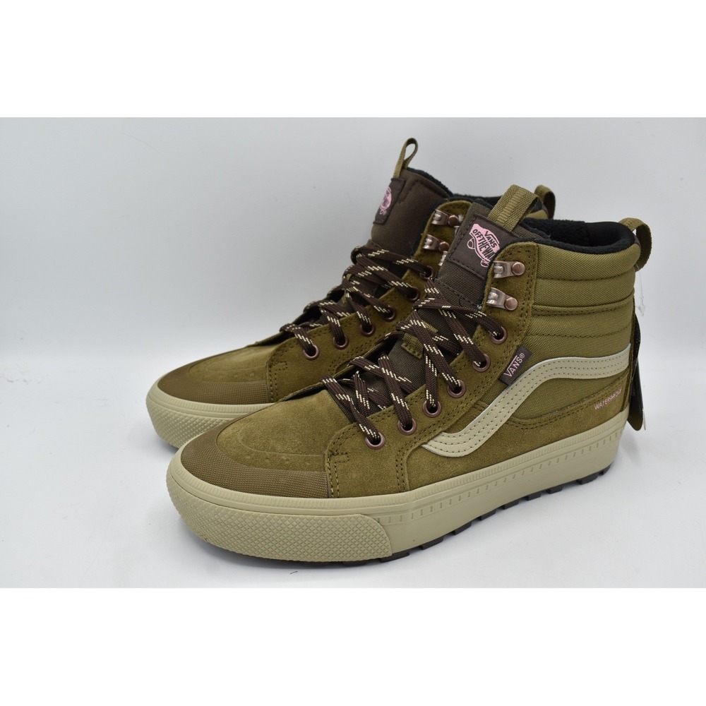 Vans Women Size 10.5 MTE SK8-Hi Brown Waterproof Insulated High Top Sneaker Boot